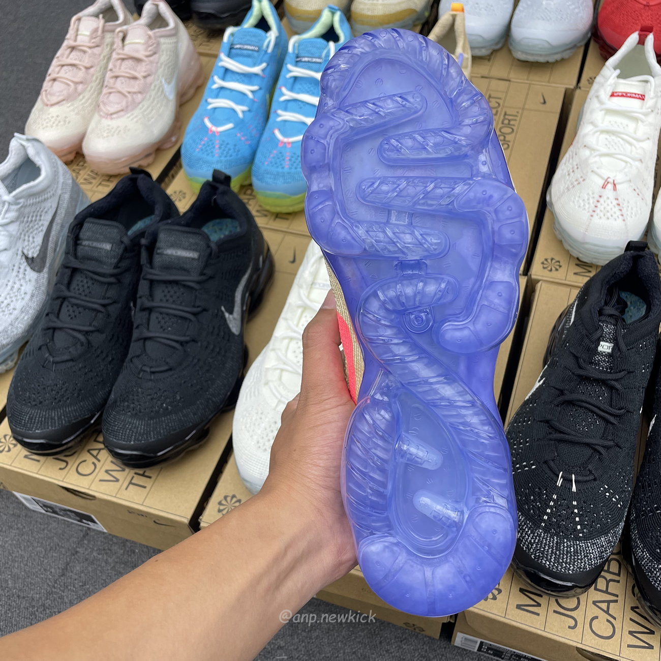 Nike Air Vapormax 2023 Fk Black Sail Anthracite (6) - www.newkick.vip